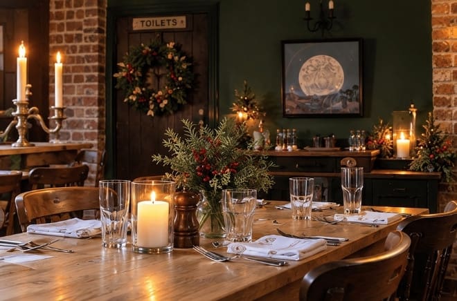 Book Christmas Lunch at The Cockerel | Christmas Menu | Christmas Dinner Roast Turkey in Wimborne
